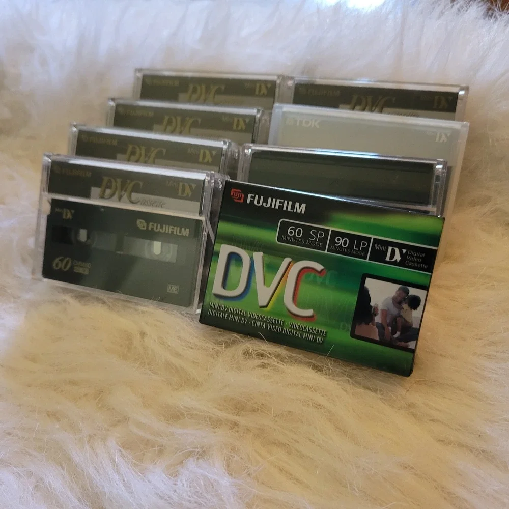 Lot Of 8 JVC Fujifilm Mini DV Digital‎ Video Cassette DVC 60min Premium Tapes